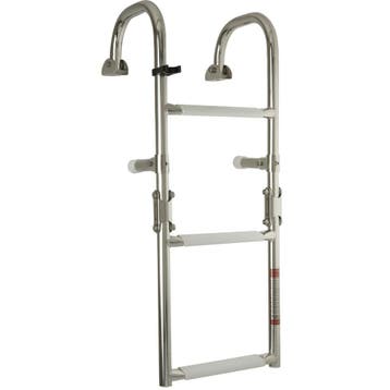 Opvouwbare Zwemtrap Rvs 3 Treden 69x26cm, Watersport en Boten, Bootonderdelen, Ophalen of Verzenden, Nieuw