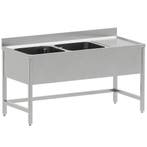 Spoeltafel | ECO | RVS | 2 Spoelbakken (Links) +, Verzenden, Nieuw in verpakking