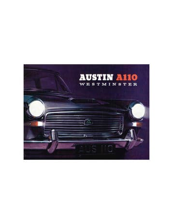 1964 AUSTIN A110 WESTMINSTER BROCHURE NEDERLANDS, Nieuw