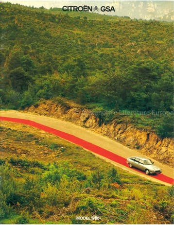 1980 CITROËN GSA BROCHURE NEDERLANDS, Ophalen of Verzenden, Nieuw