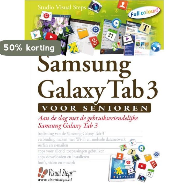 Samsung Galaxy Tab 3 voor senioren 9789059052499, Livres, Informatique & Ordinateur, Envoi