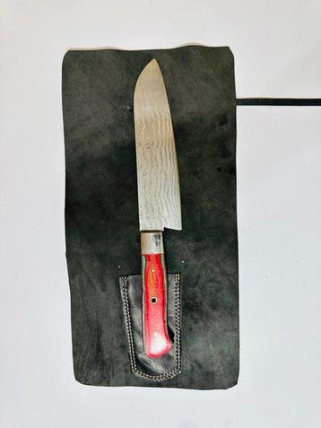 Hekito - Keukenmes - Santoku - Exclusieve vintage-keukenmes
