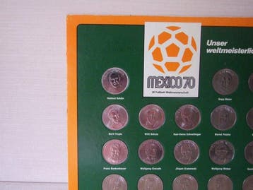 Fußball Weltmeisterschaft MEXICO 70 - SHELL Medaillen-Set, Nieuw