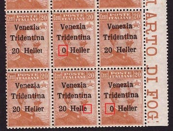 Italie - Trentino 1918 - 20 centimes Venezia Tridentina en, Postzegels en Munten, Gestempeld