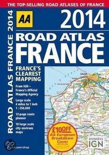 AA Road Atlas France 9780749575281 AA Publishing, Verzenden, Gelezen, AA Publishing