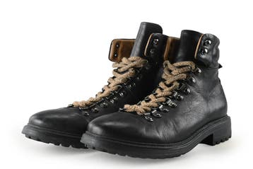 Stefano Lauran Veterboots in maat 44 Zwart, Kleding | Heren, Schoenen, Zwart, Boots, Zo goed als nieuw, Stefano Lauran