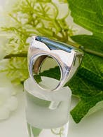 Zilver, Art Deco (1920-1930) - Frankrijk - Tankring - Ring, Antiek en Kunst