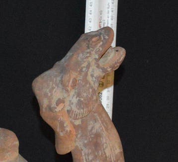 sculptuur, Le chameau - 52 cm - Terracotta