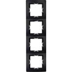 KOPP Afdekraam Paris HK05 4voudig Mat Zwart, Doe-het-zelf en Bouw, Elektriciteit en Kabels, Verzenden, Nieuw