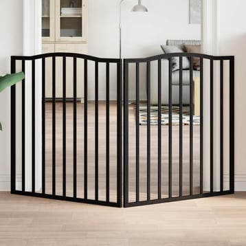 vidaXL Hondenhek inklapbaar 2 panelen 160 cm populierenhout, Verzenden, Nieuw