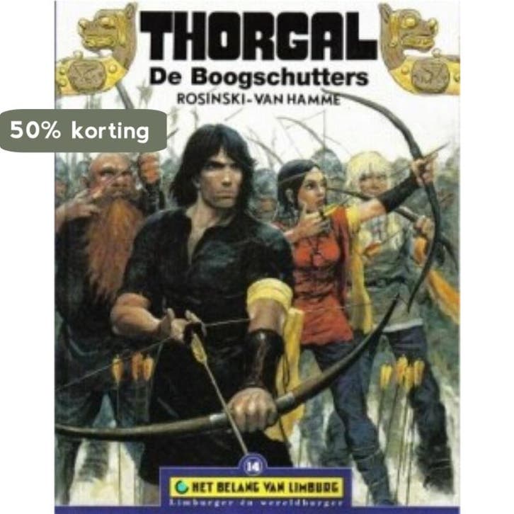 THORGAL - DE BOOGSCHUTTERS (Het Belang van Limburg), Boeken, Stripverhalen, Gelezen, Verzenden