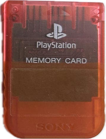 Original PS1 Memory Card (Orange), Games en Spelcomputers, Verzenden, Nieuw