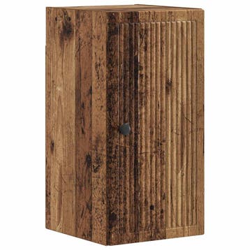 vidaXL Badkamer wandkast EDE Oud hout 30 x 31 x 59 cm, Verzenden