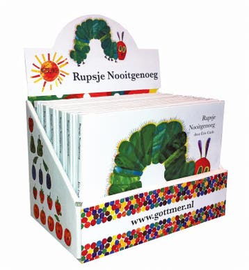 Rupsje Nooitgenoeg Mini Display 12 Ex | Eric Carle | Nieuw, Verzenden, Nieuw, Eric Carle