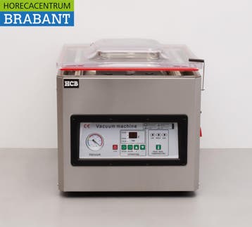 HCB stainless steel Vacuum machine Vacumiser Double seal 400, Verzenden