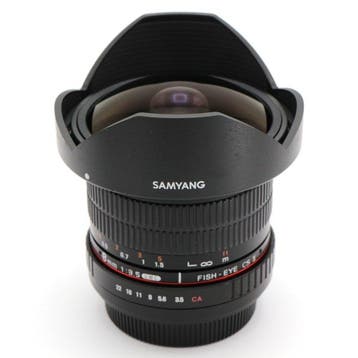 Samyang Optics 8mm F/3.5 Fisheye CSII Canon EF-S Objectif, TV, Hi-fi & Vidéo