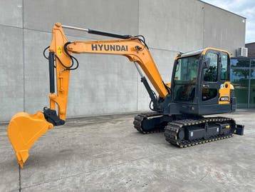 Online veiling - Hyundai - 2020 - HX55 - Midigraafmachine, Zakelijke goederen, Machines en Bouw | Kranen en Graafmachines, Ophalen