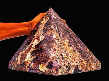 14,2 kg Grote Auralite 23 & Super Seven Crystal Pyramid - 25