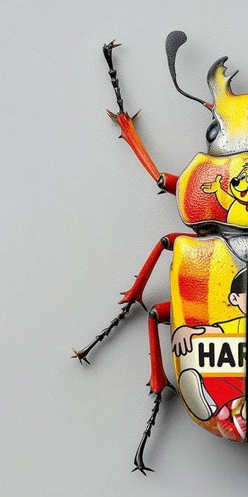 F2B - BeetleCan Haribo 2I8, Antiek en Kunst, Kunst | Designobjecten