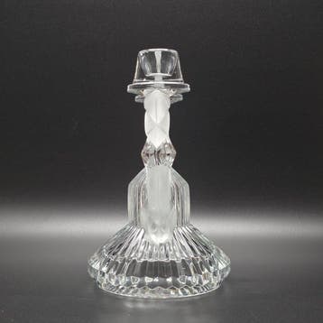 Libochovice Glassworks - Art Deco - Candélabre Malverne -, Antiquités & Art