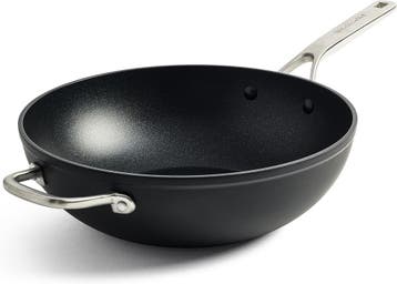 KitchenAid Wok 5L, 52% korting. Retour deal! (wokpan), Keramische plaat, Verzenden, Aluminium, Zo goed als nieuw