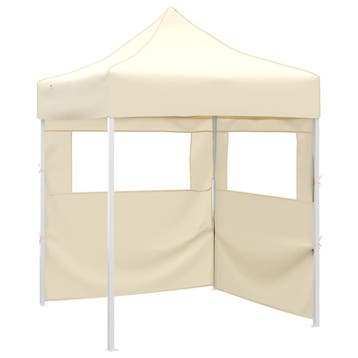 vidaXL Partytent 200 x 200 x 315 cm Crèmekleurig Oxford Stof, Verzenden, Nieuw