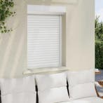 vidaXL Rolluik Wit 70 x 100 cm Aluminium en polyurethaan, Verzenden