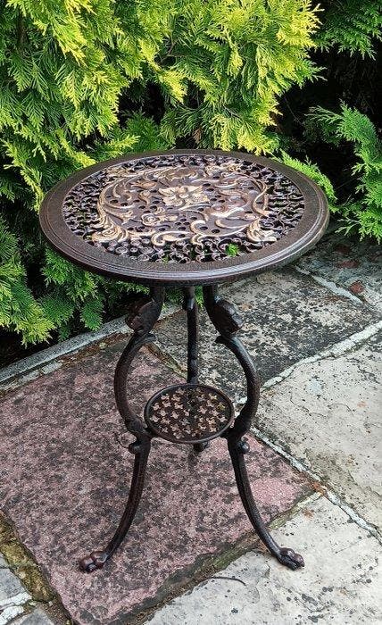Tafel - art nouveu - Gietijzer - Bijzettafel gietijzer, Antiek en Kunst, Curiosa en Brocante