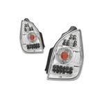 FEUX ARRIÈRE LED POUR CITROEN C2 03-10 FOND CHROMÉ, Verzenden