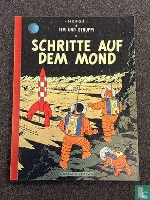 Kuifje - Schritte auf dem Mond - 1967, Boeken, Stripverhalen, Eén stripboek, Verzenden, Gelezen, Remi, Georges.