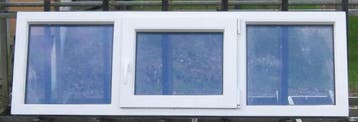 pvc raam , chassis , venster , kozijn 180 x 58 wit, Kunststof, Raamkozijn, Nieuw, Ophalen of Verzenden