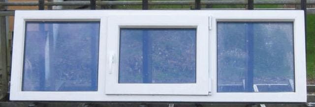 pvc raam , chassis , venster , kozijn 180 x 58 wit, Doe-het-zelf en Bouw, Raamkozijnen en Schuifdeuren, Inclusief glas, Nieuw