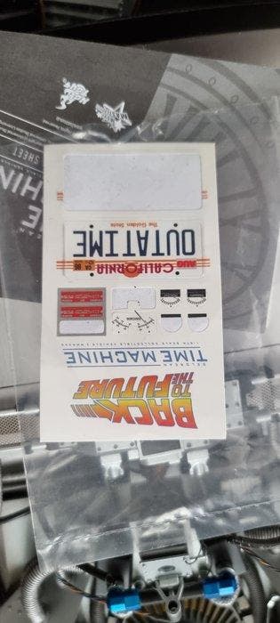 Back to the Future - Delorean , Time Machine 1/6,, Verzamelen, Nieuw