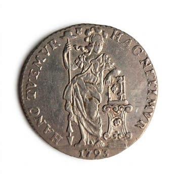 Nederland, Utrecht 1 Gulden 1793 (Pr/Pr+) (Zonder