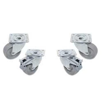 Wielenset | Diamond Koelwerkbanken | 4 Wielen (2 Geremd) |, Zakelijke goederen, Verzenden, Nieuw in verpakking