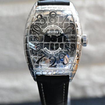 Franck Muller - Cintrée Curvex - 8880CH IRON CROCO - Heren -, Nieuw