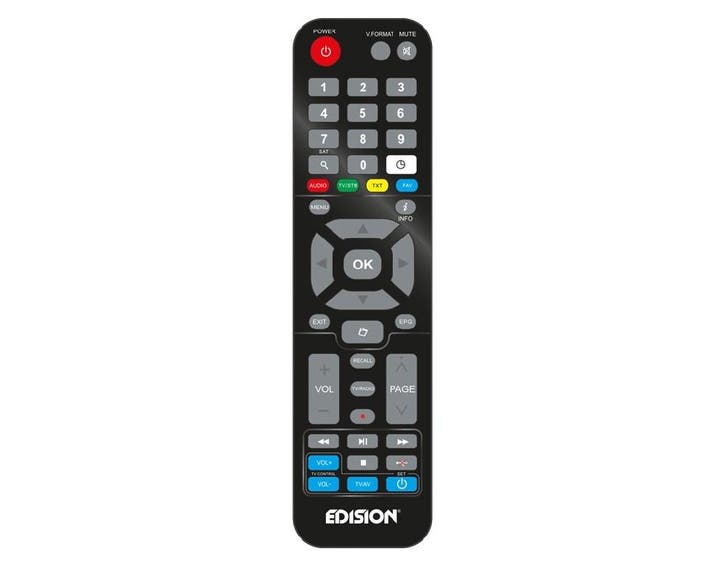 Edision extra afstandsbediening EDI-RCU 4 Learn, TV, Hi-fi & Vidéo, Télécommandes, Enlèvement ou Envoi