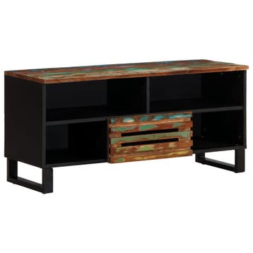 vidaXL Tv-meubel 100x34x46 cm massief acaciahout, Verzenden, Nieuw