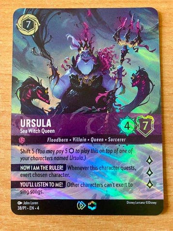 Disney Lorcana - 1 Card - Disney Lorcana - Ursula 38/P1, Collections