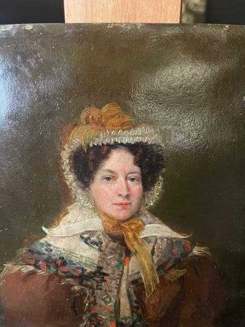 École européenne (XIX) - Ritratto di Nobildonna, Antiquités & Art