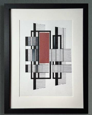 Eugène Eechaut (1928-2019) - Abstract ink composition