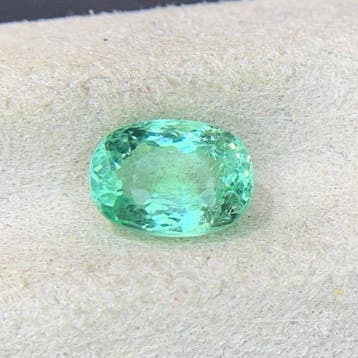 1 pcs Groen Paraiba toermalijn - 1.42 ct - Asian Institute