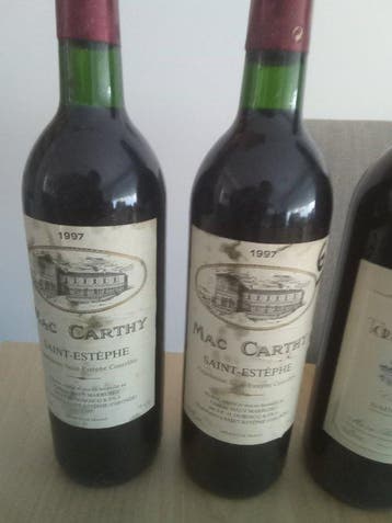 1993 1994 Chateau Andron Blanquet, 1997 x 2 Chateau Mac, Verzamelen, Wijnen, Nieuw