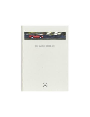 1996 MERCEDES BENZ SL HARDCOVER BROCHURE NEDERLANDS, Ophalen of Verzenden