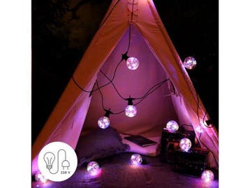 Veiling - JPro 10 Multicolor LED Lichtsnoer Buiten op Netstr, Jardin & Terrasse
