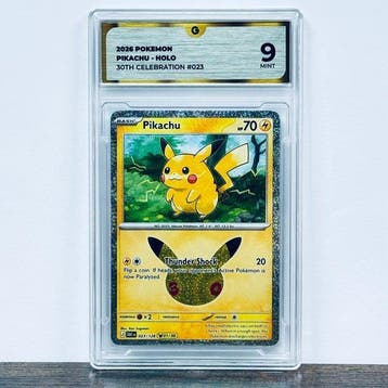 Pokémon Graded card - Pikachu 023 - 30th Anniversary –