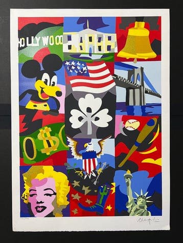 Ugo Nespolo (1941) - American Dream