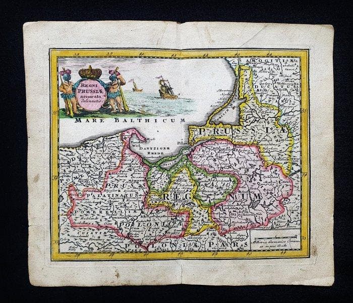 Europa - Prussia / Lithuania / Poland / Baltic Sea / Gulf of, Boeken, Atlassen en Landkaarten