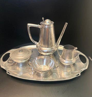 Hutton & Sons in Sheffield, - Koffie- en theeservies (5) -