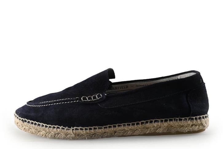 Manfield Espadrilles in maat 44 Blauw, Kleding | Heren, Schoenen, Blauw, Zo goed als nieuw, Espadrilles of Moccasins, Verzenden